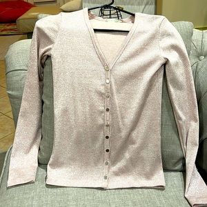Shimmer very light pink cardigans